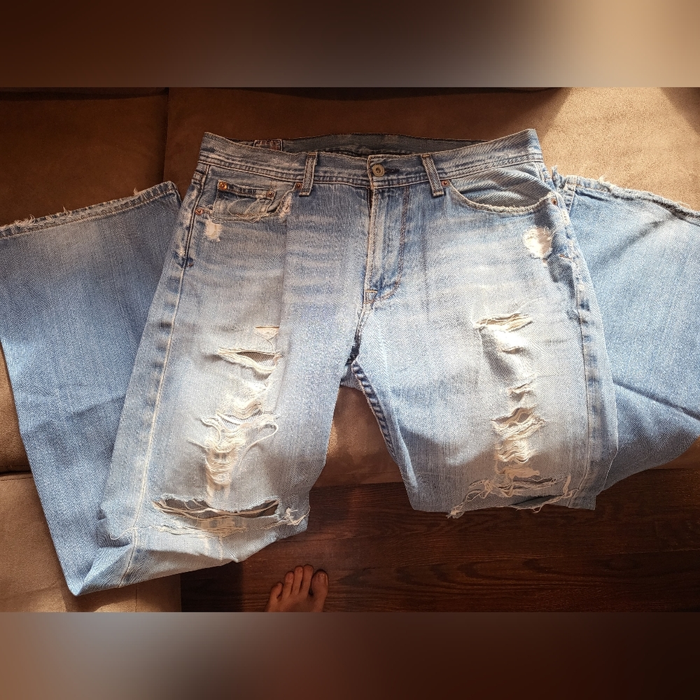 Shredded Lucky Jeans